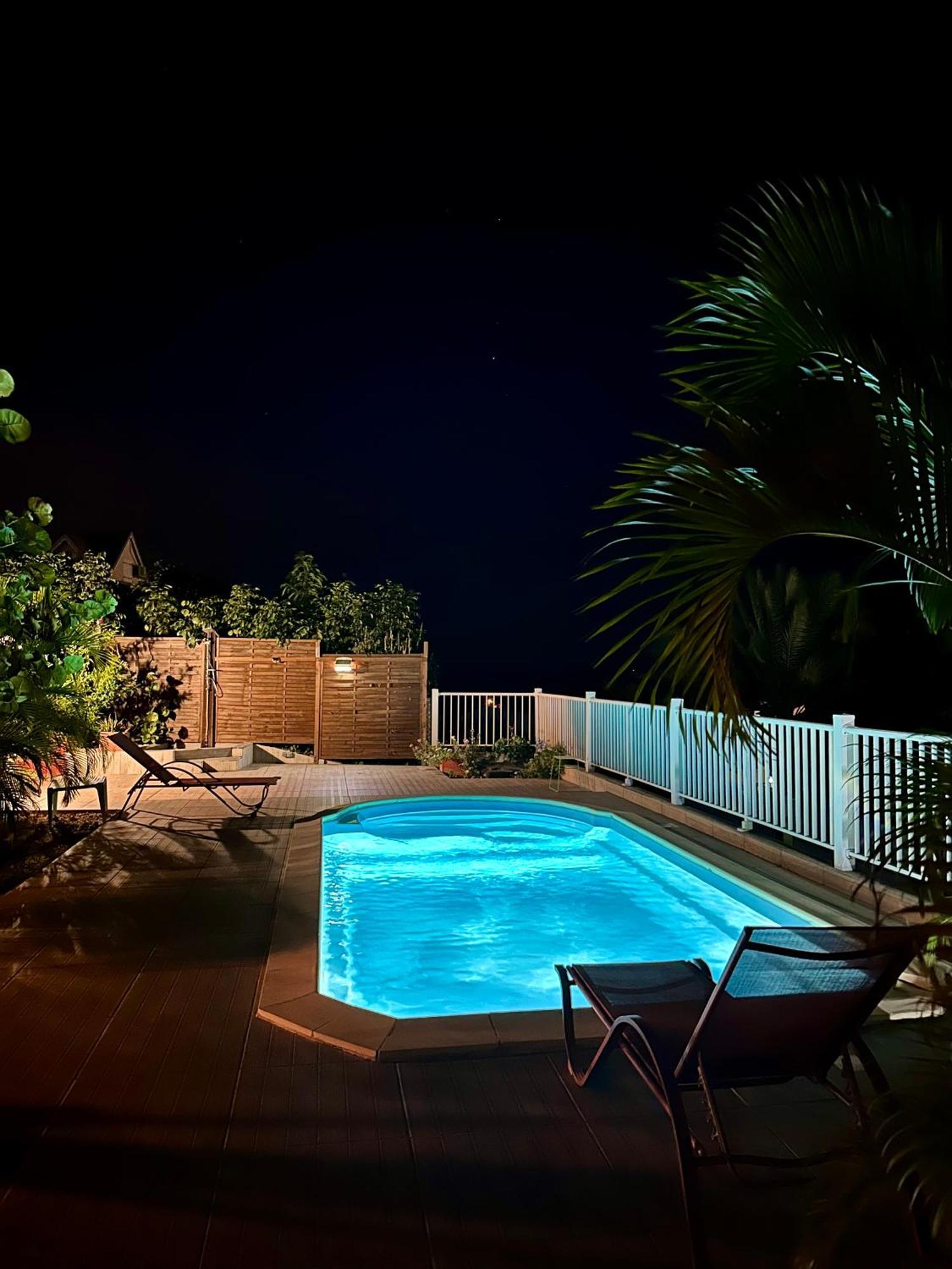 Mango Sea -Villa "Maracudja" Et Appartement "Jojoba" Avec Piscine & Vue Sur Les Iles 圣弗朗索瓦 外观 照片
