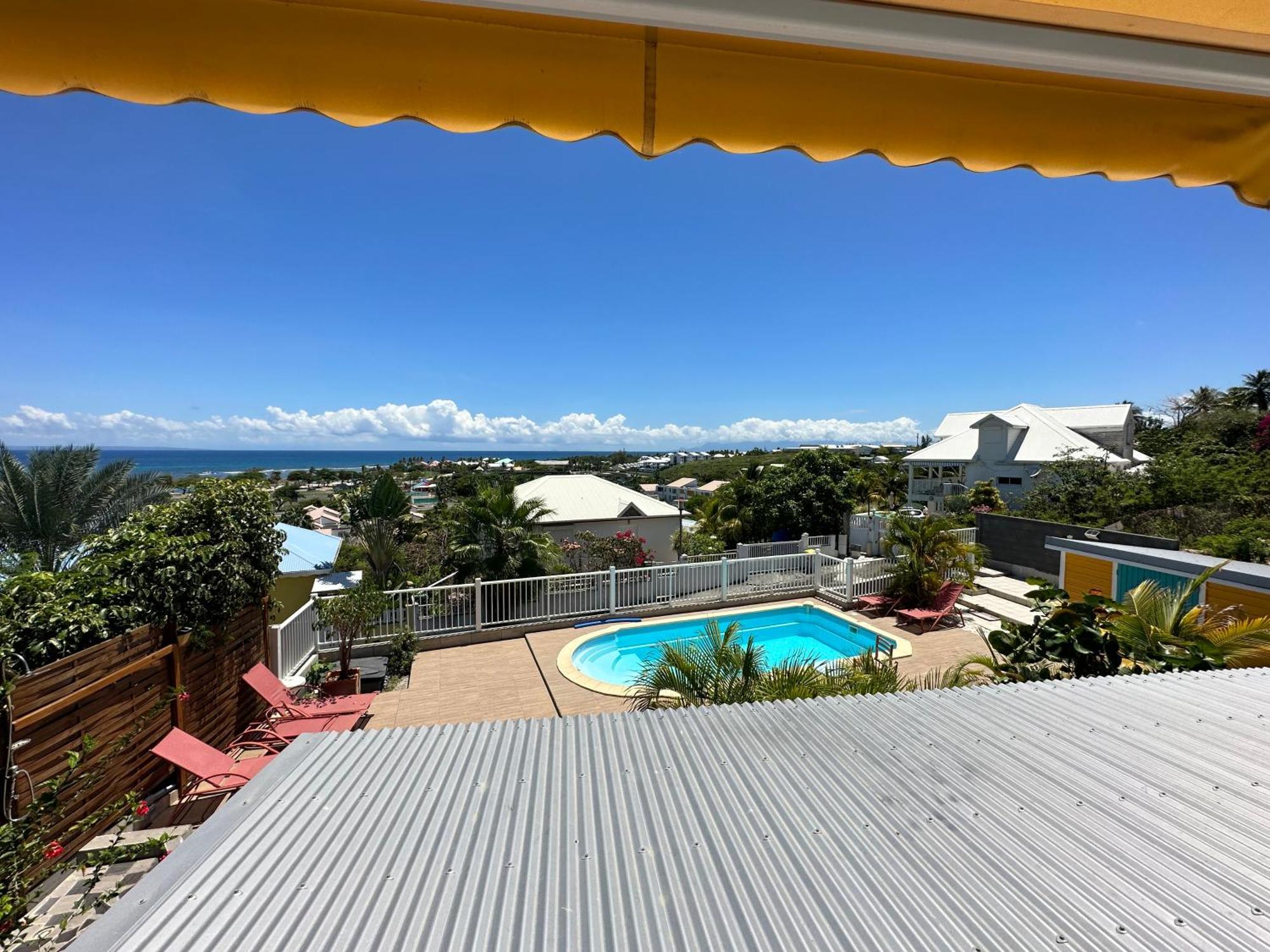 Mango Sea -Villa "Maracudja" Et Appartement "Jojoba" Avec Piscine & Vue Sur Les Iles 圣弗朗索瓦 外观 照片